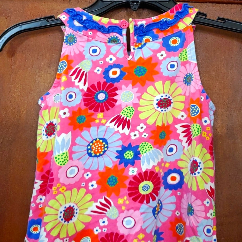 Hanna Andersson floral sleeveless dress - Picture 6 of 8